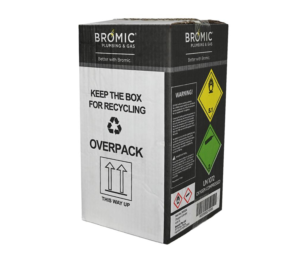 4 x 1L Oxygen Cylinder Recycling